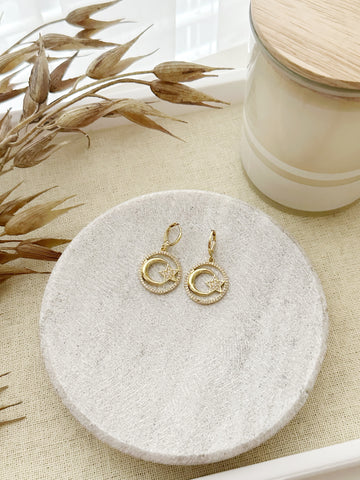 8853JE - Moon and Stars Earrings