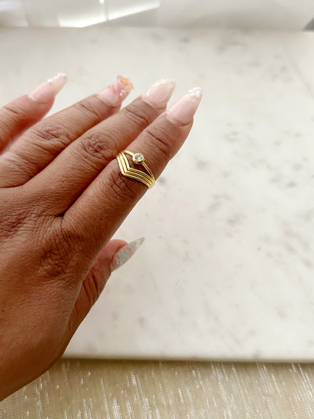 8431JR -  Tattie Gold Filled Ring