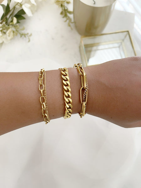 8810JB - Giana Chain Gold Filled Bracelet